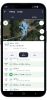 Portable iPhone Pet Tracker Waterproof GPS GSM Locator with Mobile App Size:XS